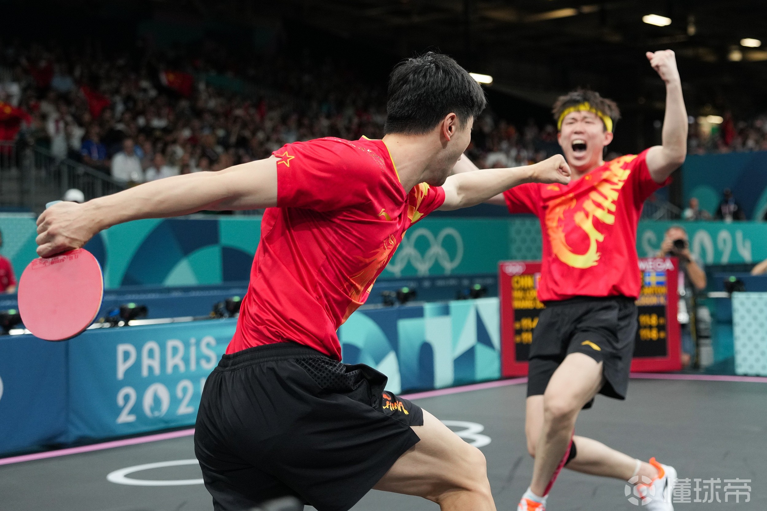 中国队鏖战瑞典队，马龙刷新纪录